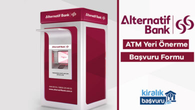 Alternatif Bank ATM Yeri Önerme ve Başvuru Formu